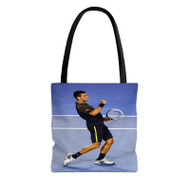 Onyourcases Novak Djokovic Tennis Custom Personalized Tote Bag Canvas Bag Pouch Pocket Bag New Book School Hang Out Polyester Cotton Bags All Over Print Tote Bag Work Travel Bags Fashionable Totebag