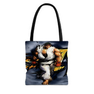 Onyourcases Street Fighter Ryu Art Custom Personalized Tote Bag Canvas Bag Pouch Pocket Bag New Book School Hang Out Polyester Cotton Bags All Over Print Tote Bag Work Travel Bags Fashionable Totebag