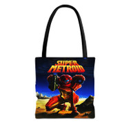 Onyourcases Super Metroid Arts Custom Personalized Tote Bag Canvas Bag Pouch Pocket Bag New Book School Hang Out Polyester Cotton Bags All Over Print Tote Bag Work Travel Bags Fashionable Totebag