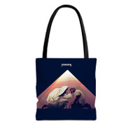 Onyourcases Yeezus Kanye West with Kendrick Lamar Art Custom Personalized Tote Bag Canvas Bag Pouch Pocket Bag New Book School Hang Out Polyester Cotton Bags All Over Print Tote Bag Work Travel Bags Fashionable Totebag