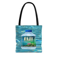 Onyourcases Fiji Water Custom Personalized Tote Bag Canvas Bag Pouch Pocket Bag Book School Hang Out Polyester Cotton Bags All Over Print Tote Bag Work Travel Bags New Fashionable Totebag