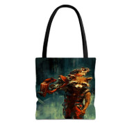 Onyourcases Guardians of the Galaxy Rocket Raccoon Custom Personalized Tote Bag Canvas Bag Pouch Pocket Bag Book School Hang Out Polyester Cotton Bags All Over Print Tote Bag Work Travel Bags New Fashionable Totebag