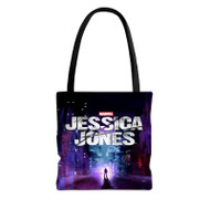 Onyourcases Jessica Jones Purple Custom Personalized Tote Bag Canvas Bag Pouch Pocket Bag Book School Hang Out Polyester Cotton Bags All Over Print Tote Bag Work Travel Bags New Fashionable Totebag