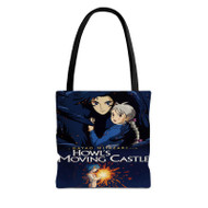 Onyourcases Studio Ghibli Howl s Moving Castle Custom Personalized Tote Bag Canvas Bag Pouch Pocket Bag Book School Hang Out Polyester Cotton Bags All Over Print Tote Bag Work Travel Bags New Fashionable Totebag