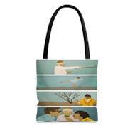 Onyourcases The Darjeeling Limited Peacock Feather Ritual Custom Personalized Tote Bag Canvas Bag Pouch Pocket Bag Book School Hang Out Polyester Cotton Bags All Over Print Tote Bag Work Travel Bags New Fashionable Totebag