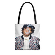 Onyourcases Wiz Khalifa Art Custom Personalized Tote Bag Canvas Bag Pouch Pocket Bag Book School Hang Out Polyester Cotton Bags All Over Print Tote Bag Work Travel Bags New Fashionable Totebag