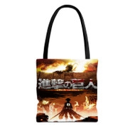 Onyourcases Attack On Titan Shingeki No Kyojin Great Custom Personalized Tote Bag Canvas Bag Pouch Pocket Bag Book School Hang Out Polyester Cotton Bags All Over Print Tote Bag Work Travel Bags Fashionable New Totebag