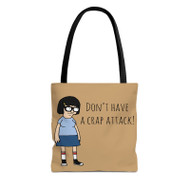 Onyourcases Bob s Burgers Tina Belcher Quotes Custom Personalized Tote Bag Canvas Bag Pouch Pocket Bag Book School Hang Out Polyester Cotton Bags All Over Print Tote Bag Work Travel Bags Fashionable New Totebag