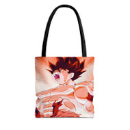 Onyourcases Dragon Ball Z Son Goku Custom Personalized Tote Bag Canvas Bag Pouch Pocket Bag Book School Hang Out Polyester Cotton Bags All Over Print Tote Bag Work Travel Bags Fashionable New Totebag