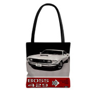 Onyourcases Ford Mustang Boss 429 Custom Personalized Tote Bag Canvas Bag Pouch Pocket Bag Book School Hang Out Polyester Cotton Bags All Over Print Tote Bag Work Travel Bags Fashionable New Totebag