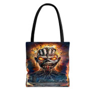 Onyourcases Iron Maiden Ruins Monster Custom Personalized Tote Bag Canvas Bag Pouch Pocket Bag Book School Hang Out Polyester Cotton Bags All Over Print Tote Bag Work Travel Bags Fashionable New Totebag