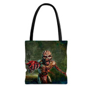 Onyourcases Iron Maiden The Book of Souls Zombie Great Custom Personalized Tote Bag Canvas Bag Pouch Pocket Bag Book School Hang Out Polyester Cotton Bags All Over Print Tote Bag Work Travel Bags Fashionable New Totebag