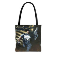 Onyourcases Punisher Daredevil Custom Personalized Tote Bag Canvas Bag Pouch Pocket Bag Book School Hang Out Polyester Cotton Bags All Over Print Tote Bag Work Travel Bags Fashionable New Totebag