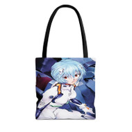 Onyourcases Rei Ayanami Neon Genesis Evangelion Custom Personalized Tote Bag Canvas Bag Pouch Pocket Bag Book School Hang Out Polyester Cotton Bags All Over Print Tote Bag Work Travel Bags Fashionable New Totebag