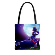 Onyourcases Sora Kingdom Hearts and Moon Custom Personalized Tote Bag Canvas Bag Pouch Pocket Bag Book School Hang Out Polyester Cotton Bags All Over Print Tote Bag Work Travel Bags Fashionable New Totebag