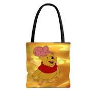 Onyourcases Winnie the Pooh With Honey Custom Personalized Tote Bag Canvas Bag Pouch Pocket Bag Book School Hang Out Polyester Cotton Bags All Over Print Tote Bag Work Travel Bags Fashionable New Totebag