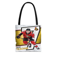 Onyourcases Brady Tkachuk Ottawa Senators NHL Custom Personalized Tote Bag Awesome Canvas Bag Pouch Pocket Bag Book School Hang Out Polyester Cotton Bags All Over Print Tote Bag Work Travel Bags Fashionable Totebag