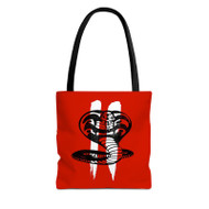 Onyourcases Cobra Kai Trending Custom Personalized Tote Bag Awesome Canvas Bag Pouch Pocket Bag Book School Hang Out Polyester Cotton Bags All Over Print Tote Bag Work Travel Bags Fashionable Totebag