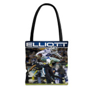 Onyourcases Ezekiel Elliott NFL Dallas Cowboys Custom Personalized Tote Bag Awesome Canvas Bag Pouch Pocket Bag Book School Hang Out Polyester Cotton Bags All Over Print Tote Bag Work Travel Bags Fashionable Totebag