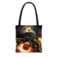 Onyourcases Ghost Rider Trending Custom Personalized Tote Bag Awesome Canvas Bag Pouch Pocket Bag Book School Hang Out Polyester Cotton Bags All Over Print Tote Bag Work Travel Bags Fashionable Totebag