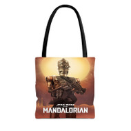 Onyourcases IG 11 Star Wars The Mandalorian Custom Personalized Tote Bag Awesome Canvas Bag Pouch Pocket Bag Book School Hang Out Polyester Cotton Bags All Over Print Tote Bag Work Travel Bags Fashionable Totebag