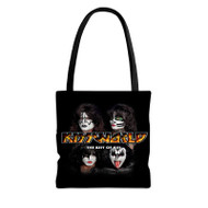 Onyourcases Kiss Kissworld Custom Personalized Tote Bag Awesome Canvas Bag Pouch Pocket Bag Book School Hang Out Polyester Cotton Bags All Over Print Tote Bag Work Travel Bags Fashionable Totebag