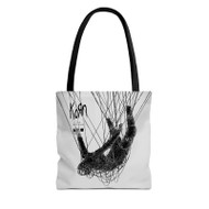 Onyourcases Korn The Nothing Custom Personalized Tote Bag Awesome Canvas Bag Pouch Pocket Bag Book School Hang Out Polyester Cotton Bags All Over Print Tote Bag Work Travel Bags Fashionable Totebag