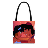 Onyourcases princess jasmine and aladdin Custom Personalized Tote Bag Awesome Canvas Bag Pouch Pocket Bag Book School Hang Out Polyester Cotton Bags All Over Print Tote Bag Work Travel Bags Fashionable Totebag