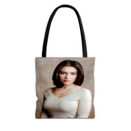 Onyourcases Alyssa Milano Custom Personalized Tote Bag Canvas Bag Pouch Pocket Bag Book School Hang Out Polyester Cotton Bags Tote Bag Work Travel Bags Fashionable Totebag