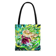 Onyourcases Dragon Ball Z Broly The Legendary Super Saiyan Custom Personalized Tote Bag Canvas Bag Pouch Pocket Bag Book School Hang Out Polyester Cotton Bags Tote Bag Work Travel Bags Fashionable Totebag