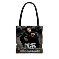 Onyourcases Hip Hop Is Dead nas Custom Personalized Tote Bag Canvas Bag Pouch Pocket Bag Book School Hang Out Polyester Cotton Bags Tote Bag Work Travel Bags Fashionable Totebag