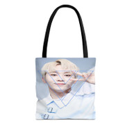 Onyourcases Seung Kwan Seventeen Custom Personalized Tote Bag Canvas Bag Pouch Pocket Bag Book School Hang Out Polyester Cotton Bags Tote Bag Work Travel Bags Fashionable Totebag