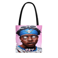 Onyourcases Ski Mask The Slump God Sell Custom Personalized Tote Bag Canvas Bag Pouch Pocket Bag Book School Hang Out Polyester Cotton Bags Tote Bag Work Travel Bags Fashionable Totebag