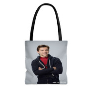 Onyourcases Tom Holland Newest Custom Personalized Tote Bag Canvas Bag Pouch Pocket Bag Book School Hang Out Polyester Cotton Bags Tote Bag Work Travel Bags Fashionable Totebag