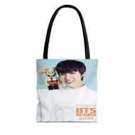 Onyourcases J Hope BTS Trends Custom Personalized Tote Bag Canvas Bag Pouch Pocket Bag Book School Polyester Cotton Bags All Over Print Tote Bag Work Travel Bags Fashionable Totebag