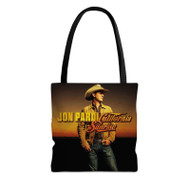 Onyourcases Jon Pardi Custom Personalized Tote Bag Canvas Bag Pouch Pocket Bag Book School Polyester Cotton Bags All Over Print Tote Bag Work Travel Bags Fashionable Totebag