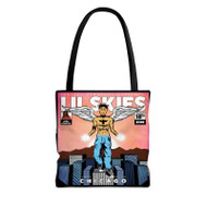 Onyourcases Lil Skies Hip Hop Custom Personalized Tote Bag Canvas Bag Pouch Pocket Bag Book School Polyester Cotton Bags All Over Print Tote Bag Work Travel Bags Fashionable Totebag