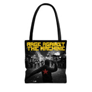 Onyourcases Rage Against the Machine Trends Custom Personalized Tote Bag Canvas Bag Pouch Pocket Bag Book School Polyester Cotton Bags All Over Print Tote Bag Work Travel Bags Fashionable Totebag