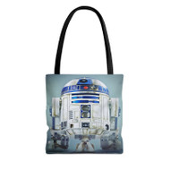 Onyourcases Star Wars R2 D2 Trends Custom Personalized Tote Bag Canvas Bag Pouch Pocket Bag Book School Polyester Cotton Bags All Over Print Tote Bag Work Travel Bags Fashionable Totebag