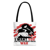 Onyourcases Madara Uchiha Naruto Shippuden Custom Personalized Tote Bag Canvas Bag Pouch Pocket Bag School Hang Out Polyester Cotton Bags All Over Print Tote Bag Travel Bags Fashionable Totebag