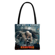 Onyourcases Rampage Art Custom Personalized Tote Bag Canvas Bag Pouch Pocket Bag School Hang Out Polyester Cotton Bags All Over Print Tote Bag Travel Bags Fashionable Totebag