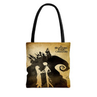 Onyourcases Tim Burton NIghtmare Before Christmas Custom Personalized Tote Bag Canvas Bag Pouch Pocket Bag School Hang Out Polyester Cotton Bags All Over Print Tote Bag Travel Bags Fashionable Totebag