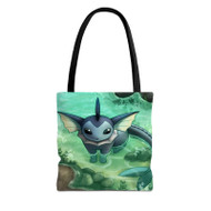 Onyourcases Vaporeon Pokemon Custom Personalized Tote Bag Canvas Bag Pouch Pocket Bag School Hang Out Polyester Cotton Bags All Over Print Tote Bag Travel Bags Fashionable Totebag