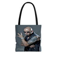 Onyourcases Wisin Custom Personalized Tote Bag Canvas Bag Pouch Pocket Bag School Hang Out Polyester Cotton Bags All Over Print Tote Bag Travel Bags Fashionable Totebag