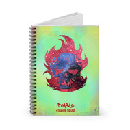 Onyourcases Diablo Galaxy Suicide Squad Custom Spiral Notebook Ruled Line 118 Pages 59 Sheets 6 x 8 Inch 90 Gsm Paper School Work Business Notebook Blocknotes Schedule Diary Notes Journal