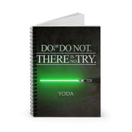 Onyourcases Do or Do Not Master Yoda Custom Spiral Notebook Ruled Line 118 Pages 59 Sheets 6 x 8 Inch 90 Gsm Paper School Work Business Notebook Blocknotes Schedule Diary Notes Journal