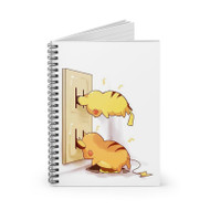 Onyourcases Pikachu Recharging Custom Spiral Notebook Ruled Line 118 Pages 59 Sheets 6 x 8 Inch 90 Gsm Paper School Work Business Notebook Blocknotes Schedule Diary Notes Journal