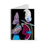 Onyourcases Beerus and Whis Dragon Ball Super Custom Spiral Notebook Ruled Line 118 Pages 59 Sheets 6 x 8 Inch 90 Gsm Paper School Work Business Blocknotes Schedule Diary Notes Journal