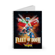 Onyourcases Fleet of Doom Voltron Custom Spiral Notebook Ruled Line 118 Pages 59 Sheets 6 x 8 Inch 90 Gsm Paper School Work Business Blocknotes Schedule Diary Notes Journal