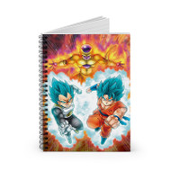 Onyourcases Goku Vegeta Freeza Dragon Ball Super Custom Spiral Notebook Ruled Line 118 Pages 59 Sheets 6 x 8 Inch 90 Gsm Paper School Work Business Blocknotes Schedule Diary Notes Journal